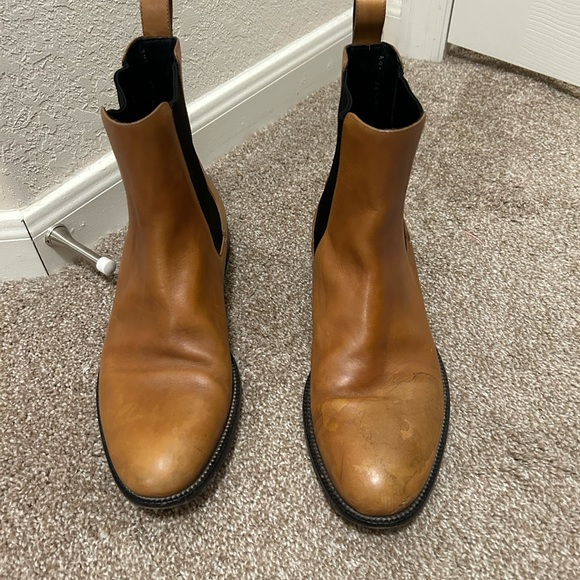 Men’s Gucci Leather Boots Chelsea pull on boots 10.5 size Made in Italy - Picture 4 of 7